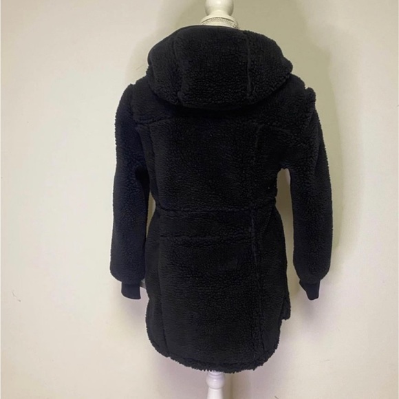 Falls Creek Charcoal Teddy Jacket with Hood - Picture 2 of 6